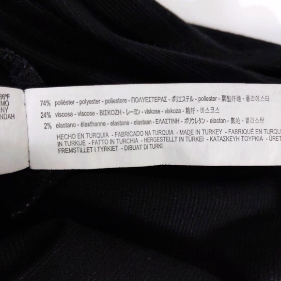 Zara Trafaluc Crew Neck Short Sleeve Mini Dress In Black - Picture 5 of 5